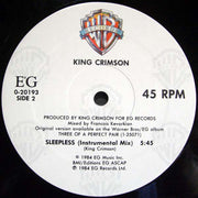 King Crimson : Sleepless (12", Maxi, All)