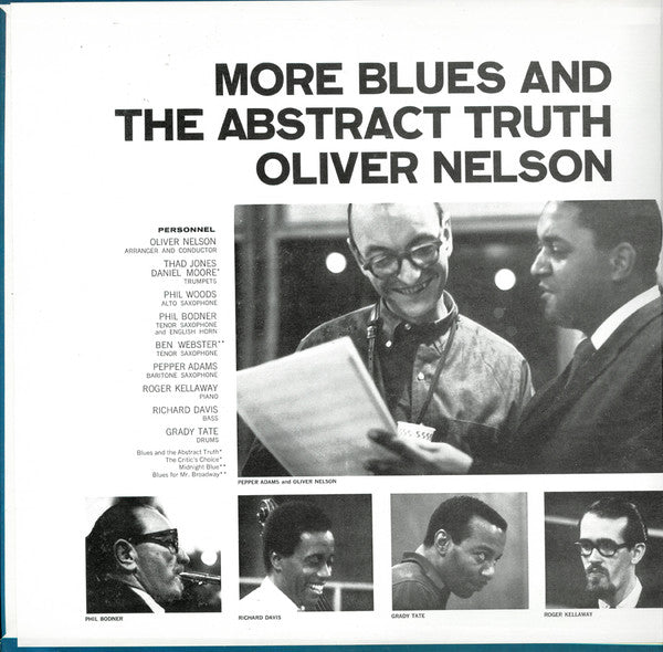 Oliver Nelson : More Blues And The Abstract Truth (LP, Album, RE)