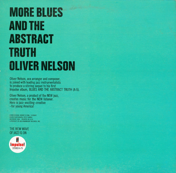 Oliver Nelson : More Blues And The Abstract Truth (LP, Album, RE)