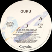 Guru : No Time To Play (12")