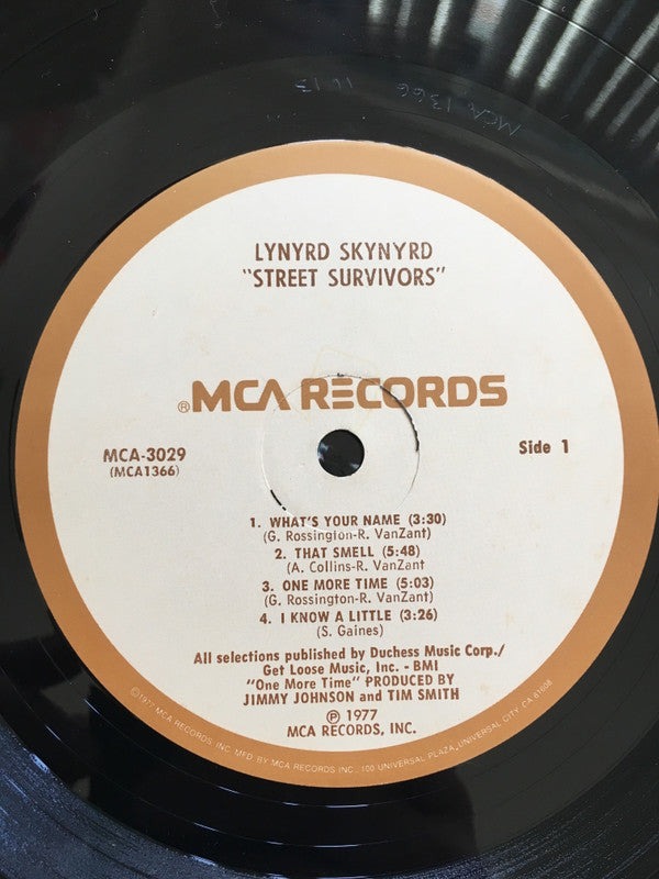Lynyrd Skynyrd : Street Survivors (LP, Album, RE, Gat)