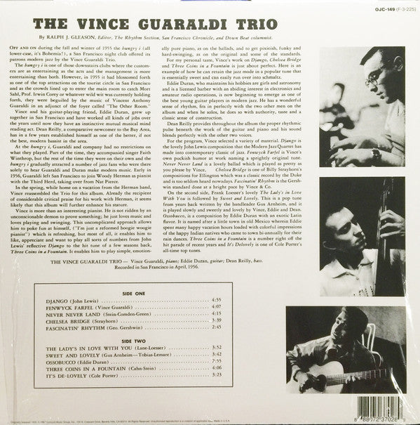 Vince Guaraldi Trio : Vince Guaraldi Trio (LP, Album, Mono, RE)