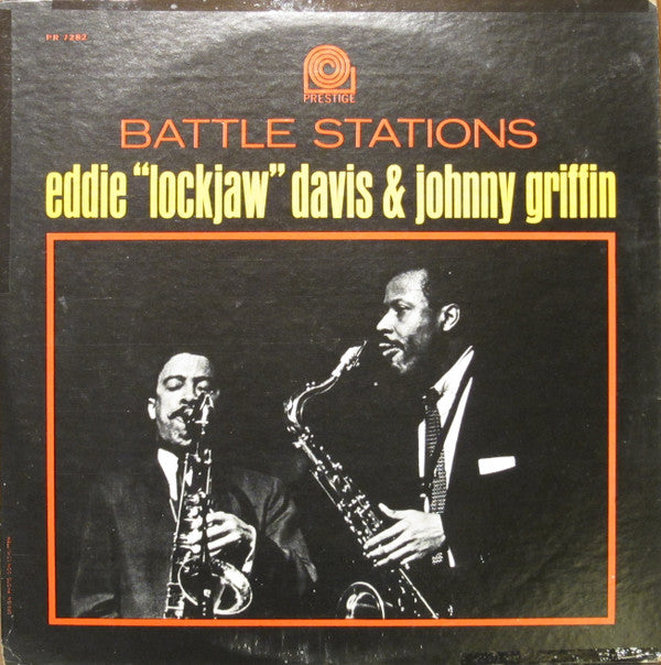Eddie "Lockjaw" Davis & Johnny Griffin : Battle Stations (LP, Album, Mono)