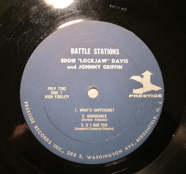 Eddie "Lockjaw" Davis & Johnny Griffin : Battle Stations (LP, Album, Mono)