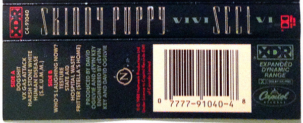 Skinny Puppy : VIVIsectVI (Cass, Album, Dol)