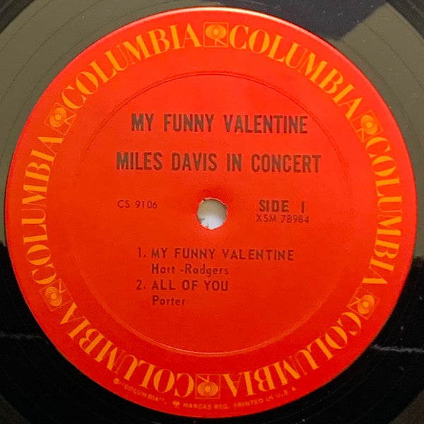 Miles Davis : My Funny Valentine - Miles Davis In Concert (LP, Album, RE, Pit)