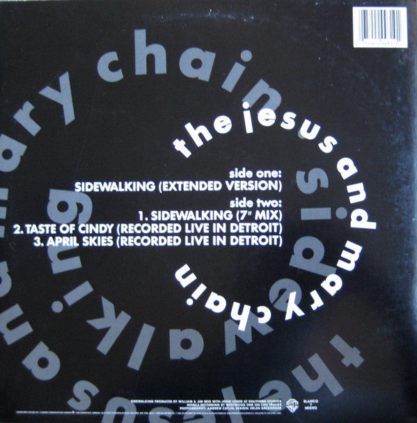 The Jesus And Mary Chain : Sidewalking (12", Maxi)