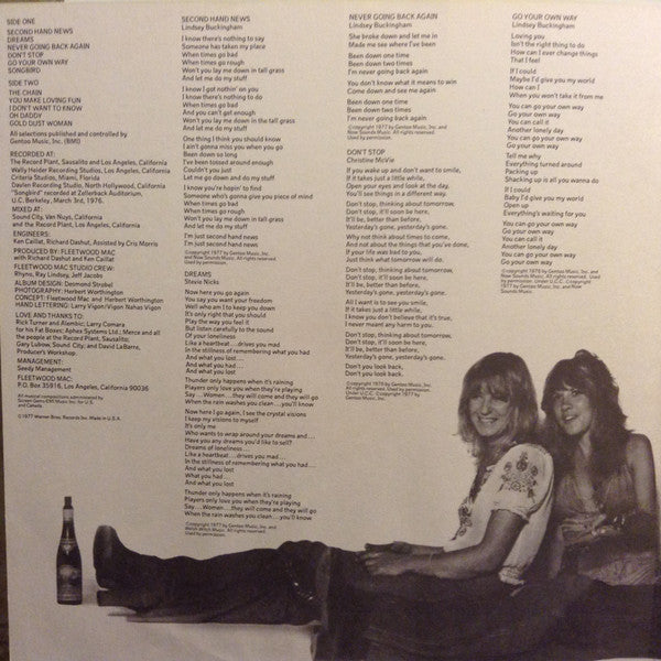Fleetwood Mac : Rumours (LP, Album, Pin)