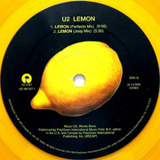 U2 : Lemon (Remixes) (12", Single, Yel)