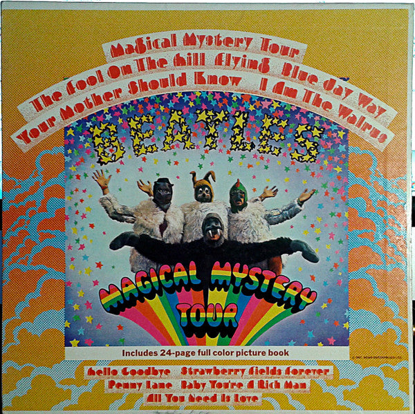 The Beatles : Magical Mystery Tour (LP, Album, RE, Gre)