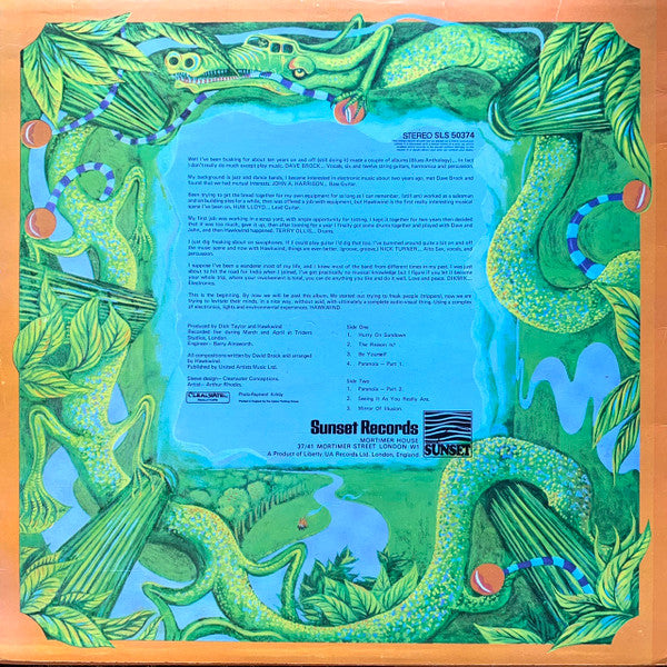 Hawkwind : Hawkwind (LP, Album, RE)