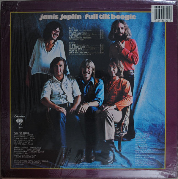 Janis Joplin : Pearl (LP, Album, RE,  Sa)