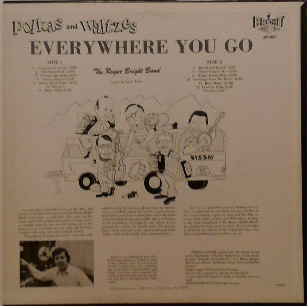 Roger Bright's Band* : Polkas And Waltzes: Everywhere You Go (LP)