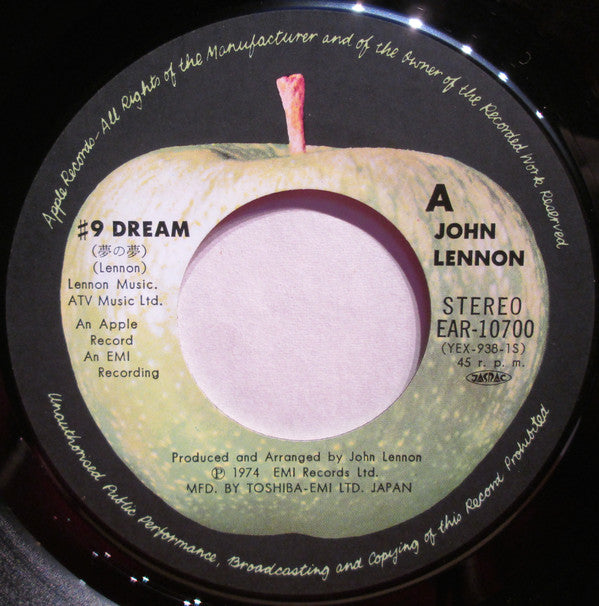 John Lennon : #9 Dream / What You Got (7", Single)