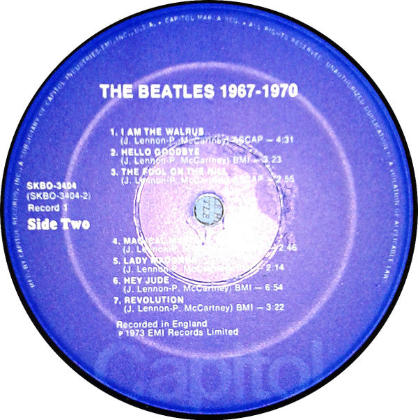 The Beatles : 1967-1970 (2xLP, Comp, RE, PRC)