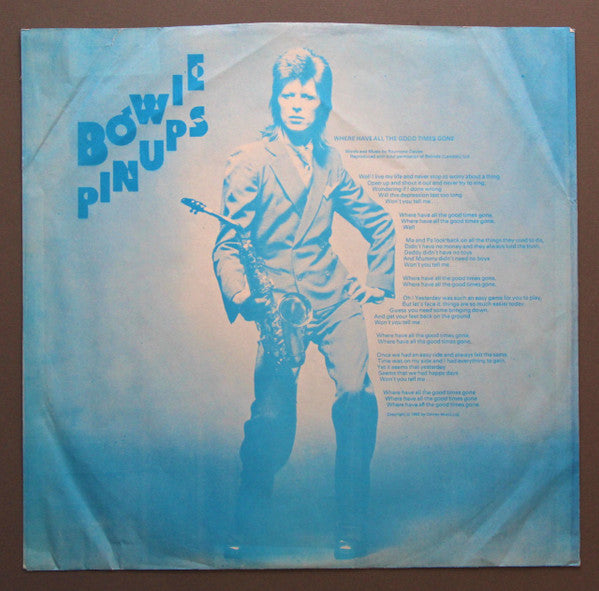 Bowie* : Pinups (LP, Album, Ind)