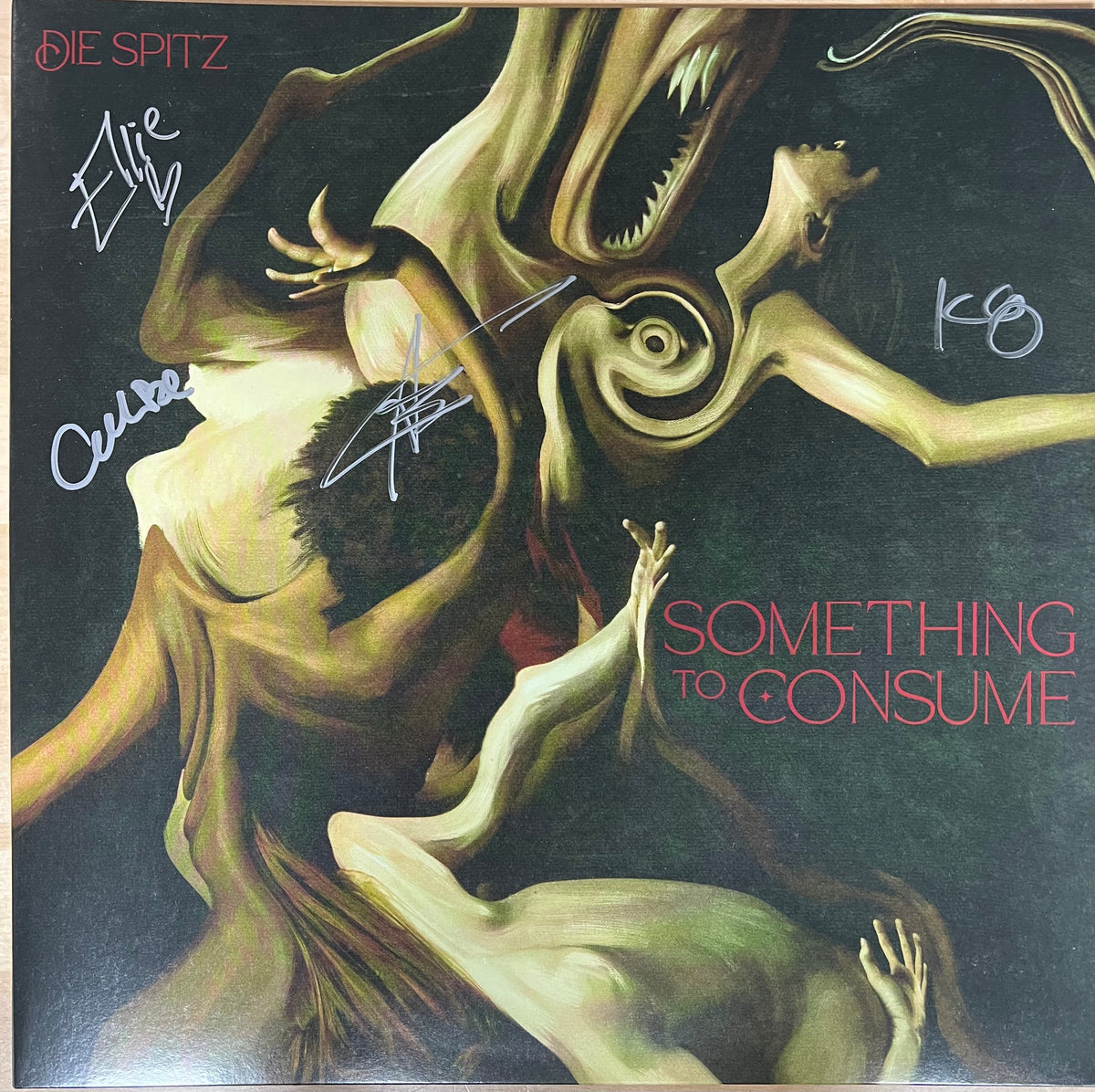 Die Spitz - Something To Consume Near Mint (NM or M-) Rock (LP, Ltd, Ind) (SIGNED)