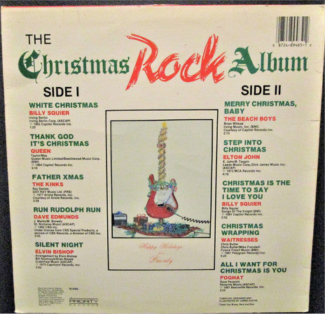 Various - The Christmas Rock Album (Very Good Plus (VG+)) Rock (LP, Comp)