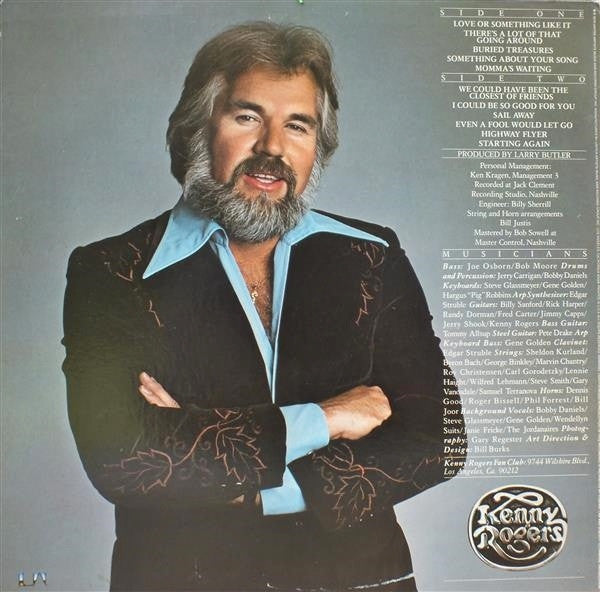Kenny Rogers : Love Or Something Like It (LP, Album)