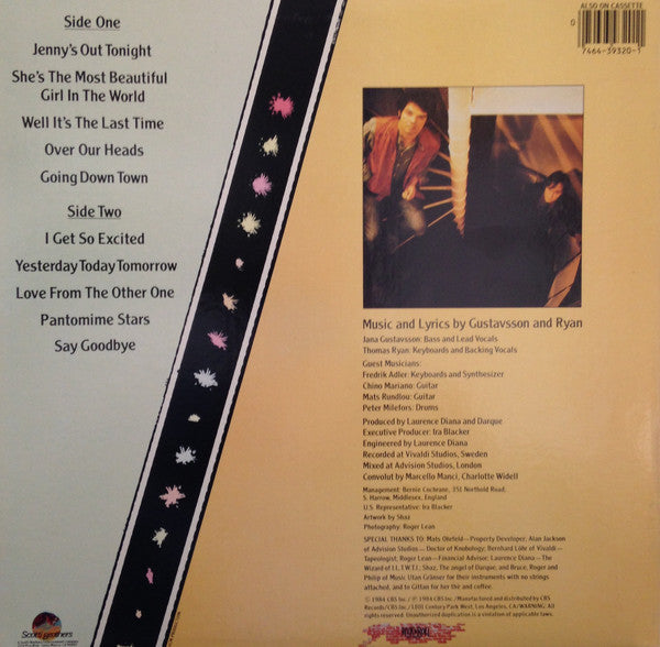 Darque : Jenny's Out Tonight (LP, Album, Pit)