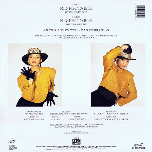 Mel & Kim : Respectable (12")