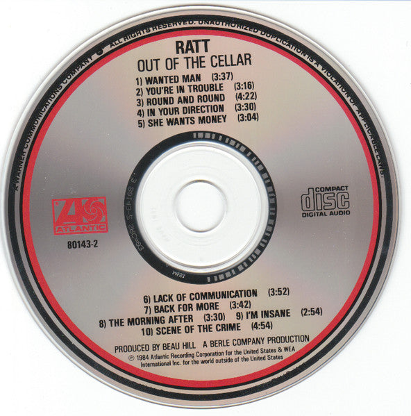 Ratt : Out Of The Cellar (CD, Album, RE, RP)