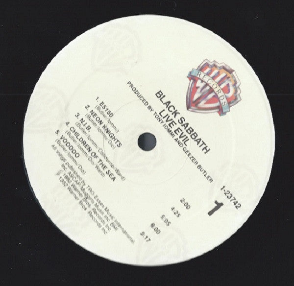 Black Sabbath : Live Evil (2xLP, Album, RE)