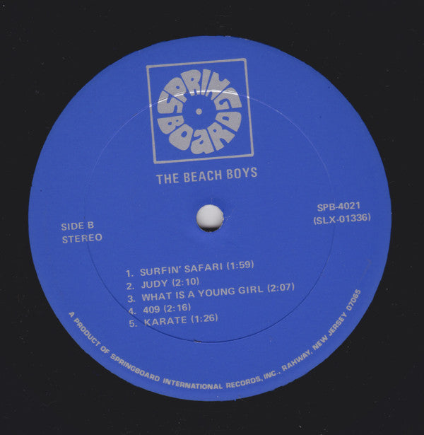 The Beach Boys : The Beach Boys' Greatest Hits (1961-1963) (LP, Comp)