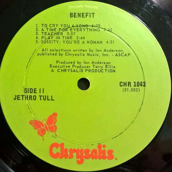 Jethro Tull : Benefit (LP, Album, RE, Ter)