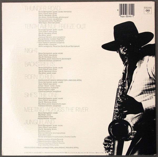Bruce Springsteen : Born To Run (LP, Album, RE, Pit)