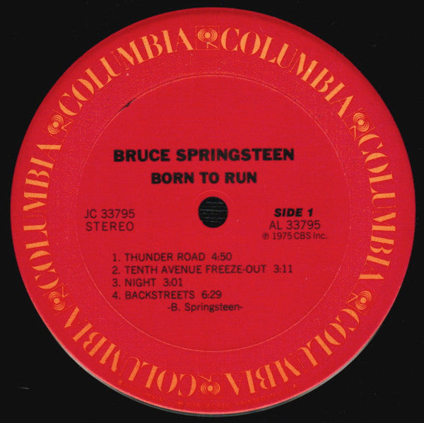Bruce Springsteen : Born To Run (LP, Album, RE, Pit)