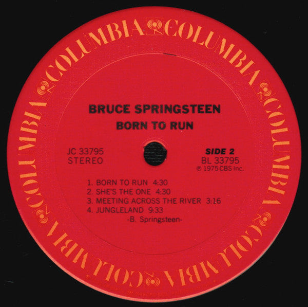 Bruce Springsteen : Born To Run (LP, Album, RE, Pit)