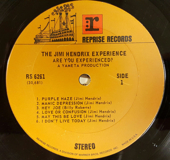 The Jimi Hendrix Experience : Are You Experienced (LP, Album, RE, Ter)