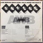 The Average White Band* : Put It Where You Want It (LP, Album, RE, Ter)