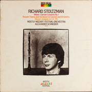 Richard Stoltzman, Mostly Mozart Orchestra, Alexander Schneider, Carl Maria von Weber / Gioacchino Rossini / Wolfgang Amadeus Mozart : Clarinet Concerto No.1 / Theme And Variations For Clarinet And Orchestra / Andante In C, K.315 (LP, Album)