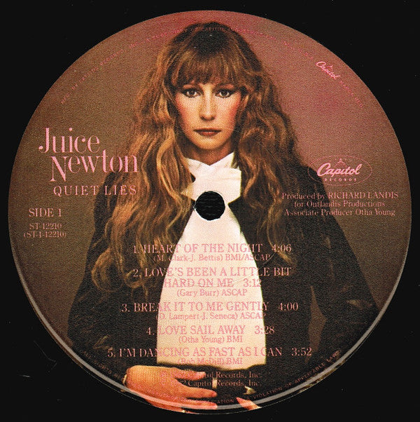 Juice Newton : Quiet Lies (LP, Album, Win)