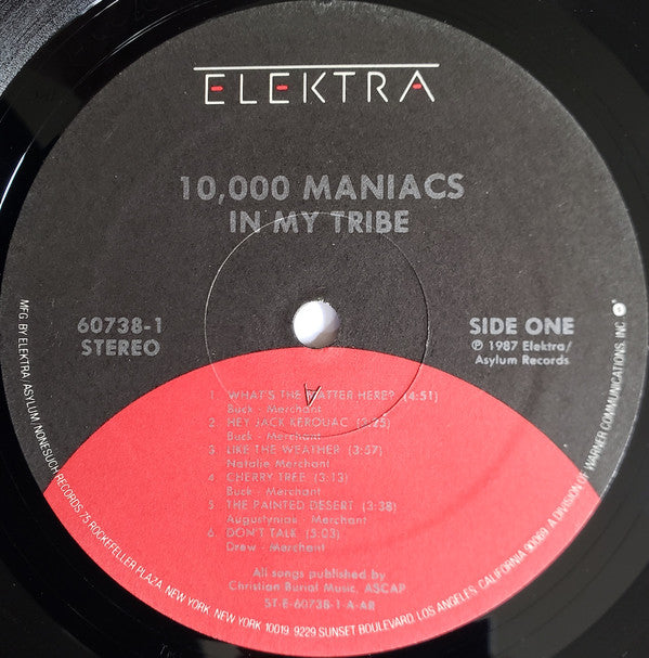 10,000 Maniacs : In My Tribe (LP, Album, All)