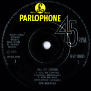 The Beatles : All My Loving (7", EP, Mono, RE, Sol)