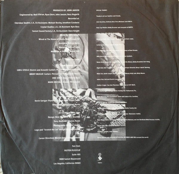 Faster Pussycat : Wake Me When It's Over (LP, Album, Promo)