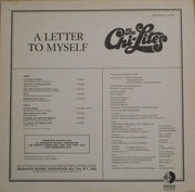 The Chi-Lites : A Letter To Myself (LP, Album)