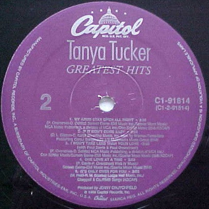 Tanya Tucker : Greatest Hits (LP, Comp)