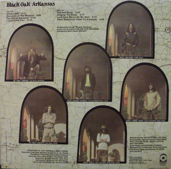 Black Oak Arkansas : Black Oak Arkansas (LP, Album, RI )