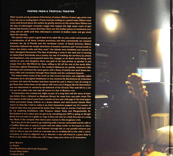 Jimmy Buffett : Songs From St. Somewhere  (2xLP, Album, 180)