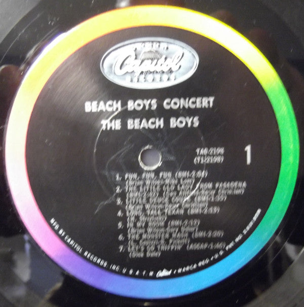 The Beach Boys : Concert (LP, Album, Mono, Los)