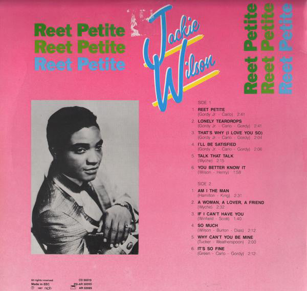 Jackie Wilson : Reet Petite (LP, Comp)