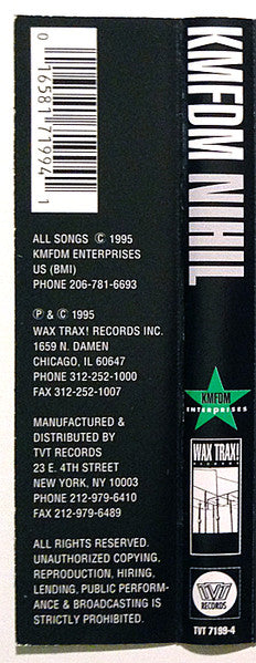 KMFDM : Nihil (Cass, Album, SR)