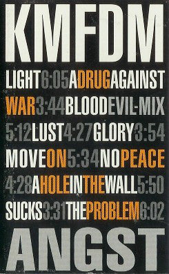 KMFDM : Angst (Cass, Album, SR,)