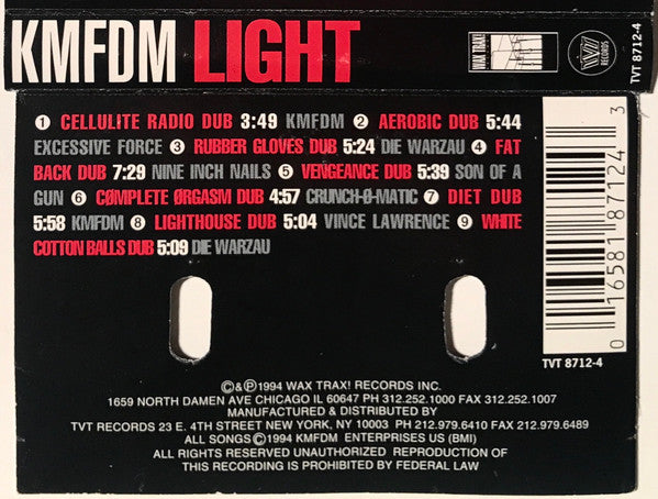 KMFDM : Light (Cass, Single)