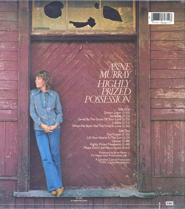 Anne Murray : Highly Prized Possession (LP, Album, RE, Jac)