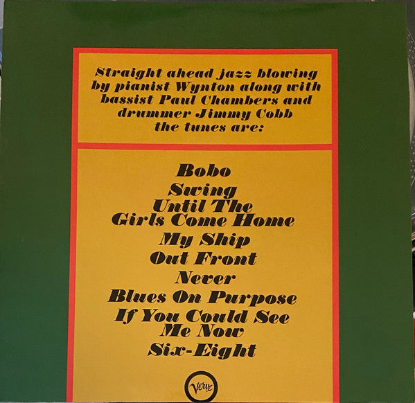 Wynton Kelly Trio : Undiluted (LP, Album)